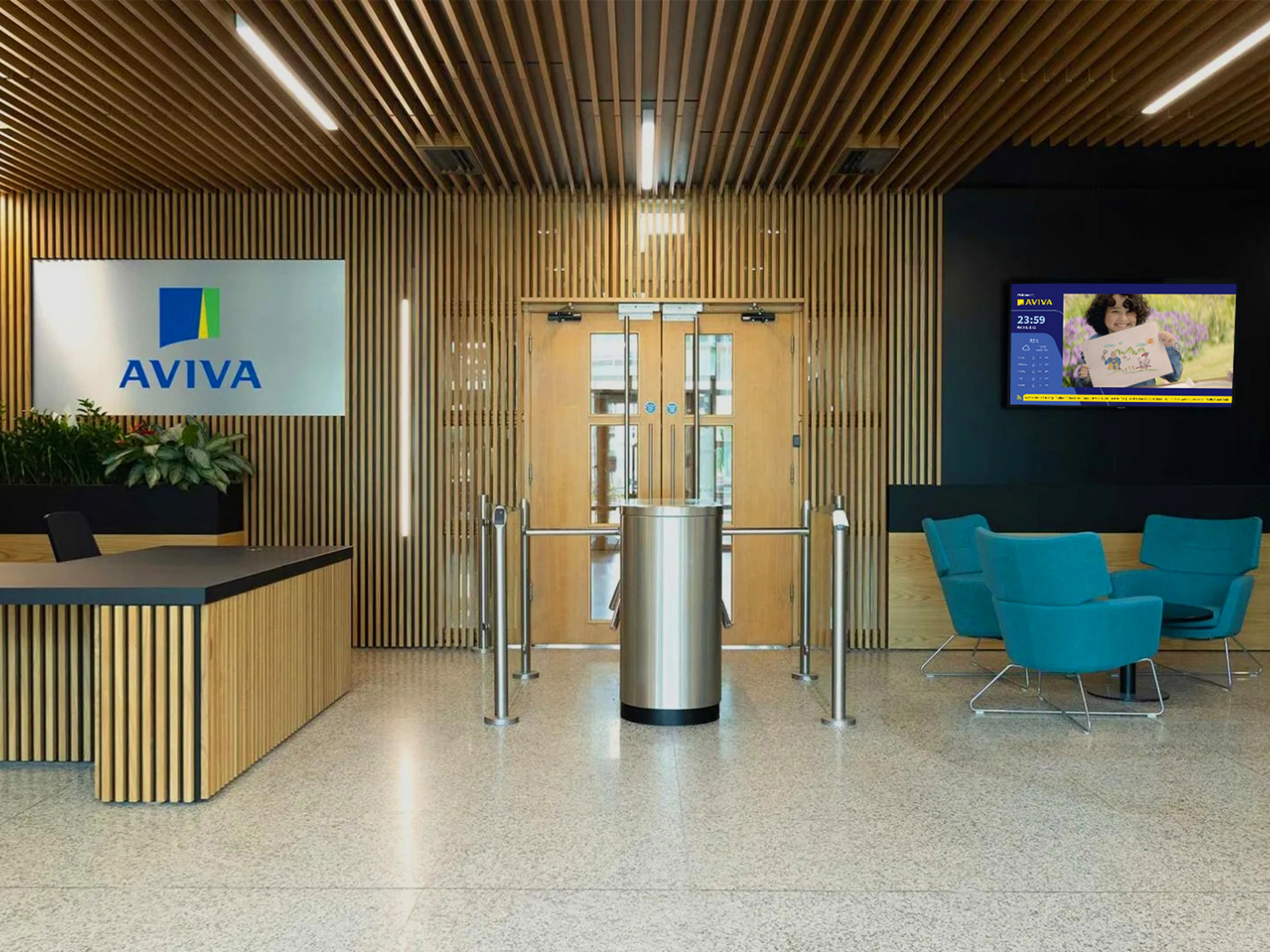 Corporate Reception Area