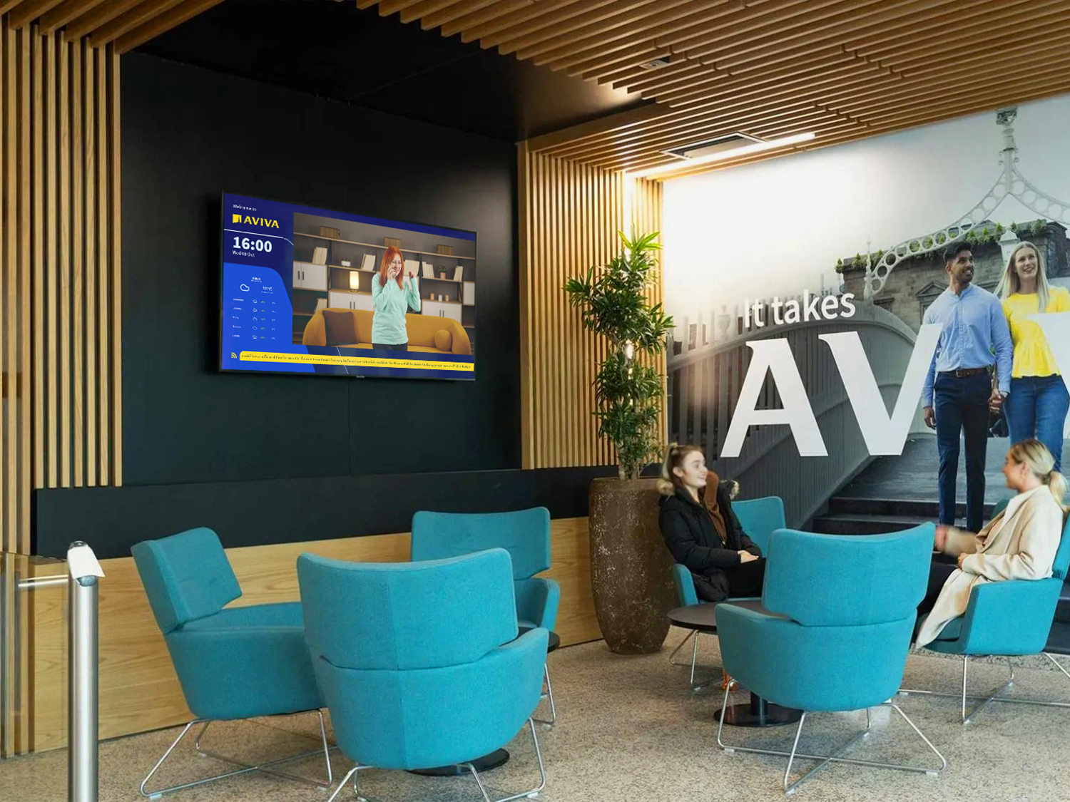 Corporate Reception Waiting Area